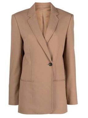 Helmut Lang Tailored Women's Blazer Jacket - Camel